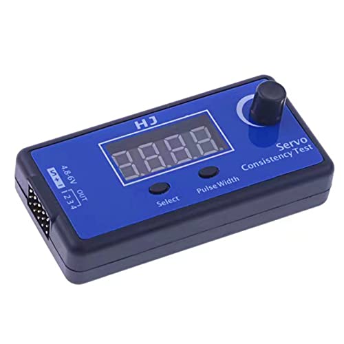 RC Digital Servo Tester/ESC Konsistenztester für RC Helikopter Flugzeug Auto (Servo Tester, ESC Consistency Tester, RC Helikopter Tester Tool) von Yaohappy