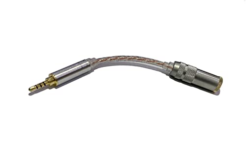 Yaowanguan Adapter 2,5mm symmetrischer Stecker auf 4,4mm symmetrische Klinkensteckerkabel für Kopfhörer/Verstärker/Audioplayer/PDA, symmetrischer Stecker auf Buchse,Konverteranschlussadapter. Yaowanguan Adapter 2,5mm symmetrischer Stecker auf 4,4mm symmetrische Klinkensteckerkabel für Kopfhörer/Verstärker/Audioplayer/PDA, symmetrischer Stecker auf Buchse,Konverteranschlussadapter. von Yaowanguan