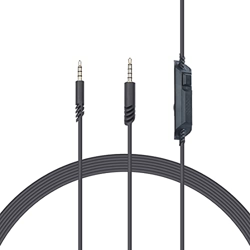 Yaowanguan Ersatz Inline Lautstärkeregelung Kabel für ASTRO A10/A40/A30/A50/A40TR Gaming Headsets(1m/3.3Fuß, schwarz) von Yaowanguan