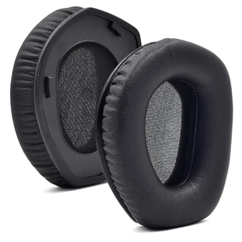 Yaowanguan Ersatz Ohrpolster für Sennheiser RS165 RS175 RS185 RS195 Kopfhörer, Schwarzer Clip HDR165 HDR175 HDR185 HDR195 Protein-Leder & Memory-Schaum Reparatur-Ohrpolster/Ohrmuschelabdeckung von Yaowanguan