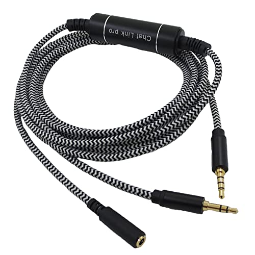 Yaowanguan Party Chat Link Pro Kabel w/Noise-Cancelling Adapter für Elgato Game Capture HD60 S+/HD60/HD60 Pro Nintendo Switch/Xbox One/Xbox Series X/S/PS4/PS5(2.6m/8.5ft) von Yaowanguan