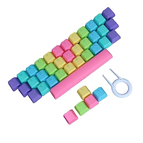 Yardenfun 1 Satz pbt mechanische tastenkappe Tastatur-Dekor Computer-Tastenkappen mechanische Tastatur Tastaturen Regenbogen-Tastenkappen Tastaturschutz Gradient Rechner Entferner von Yardenfun