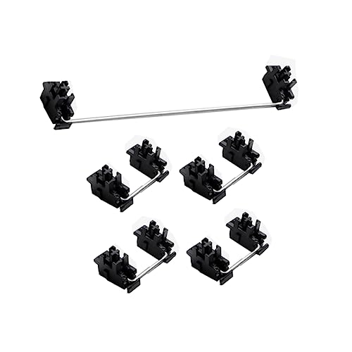 Yardenfun Passend für mechanische Tastaturen 4 x 2u 1 x 6 25u Satellitenachsen-Stabilisator-Kit für 60% 87% Layout. von Yardenfun