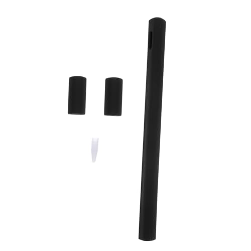Yardenfun 1Stk Stiftetui aus Silikon Stiftabdeckung Fall für Stift dreieckiger Stift-Organizer Stifthülse Stylus Stift Fall schreiblernbleistift Stylus-Stift-Haut Stifthalter Kieselgel Black von Yardenfun