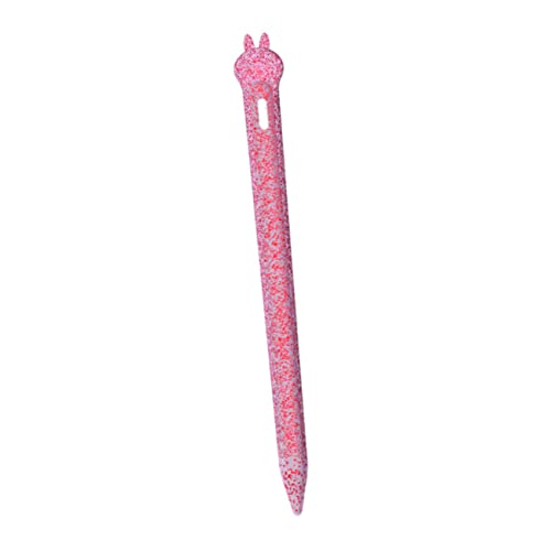 Yardenfun 1stk Apfel-silikon-stifthülle Stylus-stifthülle Stiftbürste Stiftschutz Eingabestifte Stiftabdeckung Stifthalter Touch-Pen-silikonhülle Kieselgel Rosa Bleistiftkappe Tasche von Yardenfun