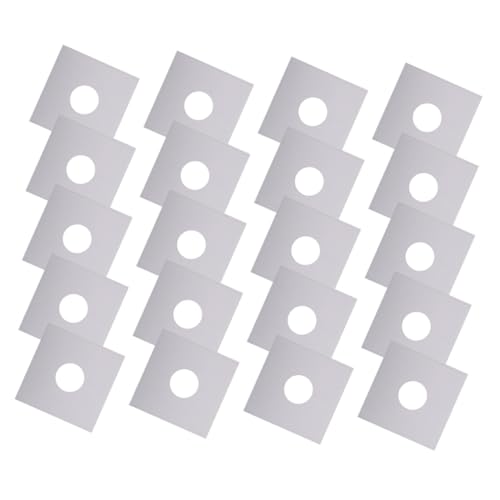 Yardenfun 20St Vinyl-Schallplatten-Papiertüte Taschen zum Verpacken von Schallplatten Schallplattentasche aus Vinyl für schallplatten Vinyl Aufbewahrung packtaschen Weiß Yardenfun 20St Vinyl-Schallplatten-Papiertüte Taschen zum Verpacken von Schallplatten Schallplattentasche aus Vinyl für schallplatten Vinyl Aufbewahrung packtaschen Weiß von Yardenfun