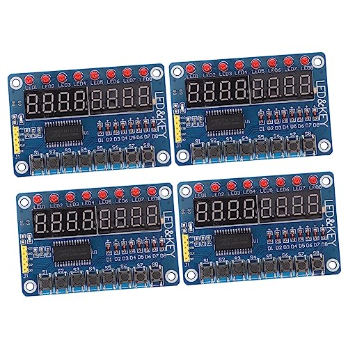 Yardenfun 8 -anzeigemodultasten Tm1638-modul für Projekte Mikrocontroller-zubehör Yardenfun 8 -anzeigemodultasten Tm1638-modul für Projekte Mikrocontroller-zubehör von Yardenfun
