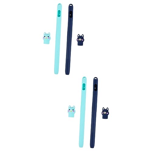 Yardenfun 4 Stück Federmäppchen Stylus Hülle Stylus Silikon Schutzhülle Silikon Eingabestifthülle Yardenfun 4 Stück Federmäppchen Stylus Hülle Stylus Silikon Schutzhülle Silikon Eingabestifthülle von Yardenfun