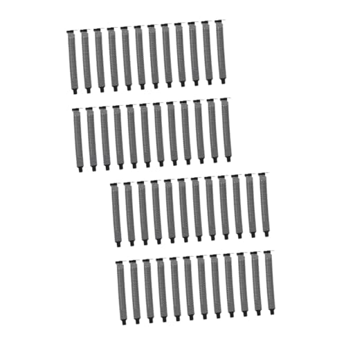 Yardenfun Pc Staubfilter Zuschneidbar Pci Steckplatzabdeckungen 40 Stück Computer Chassis Block Chassis Bits Block Metall Lüfter Filter Lüfter Schwarz von Yardenfun