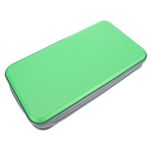 Yardenfun Auto CD Hülle Kapazität CD Schutz Aufbewahrungstasche für DVDs Robuste Organizer Hülle für Zuhause Reisen mit Feiner Verarbeitung Doppeltem Reißverschluss von Yardenfun