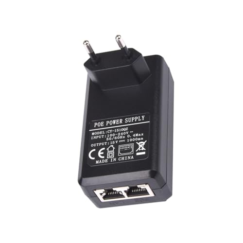Yardenfun Brücke Power-Over-ethernet-Adapter Netzteil Für Kamera Power-Over-ethernet-stromversorgung Strom Über Ethernet Netzteil Für Router Netzteil Für Black Abs von Yardenfun