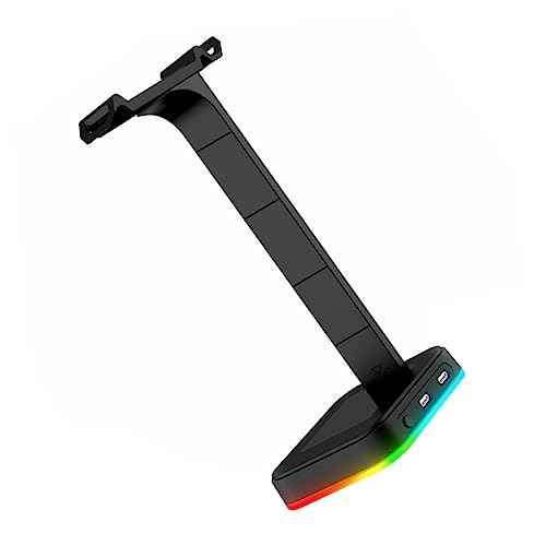 Yardenfun RGB Kopfhörerständer mit USB Dockingstation Stabiler Halter für Gaming Headsets zur Organisation Ihres Schreibtischs zur Bequemen Aufbewahrung Yardenfun RGB Kopfhörerständer mit USB Dockingstation Stabiler Halter für Gaming Headsets zur Organisation Ihres Schreibtischs zur Bequemen Aufbewahrung von Yardenfun