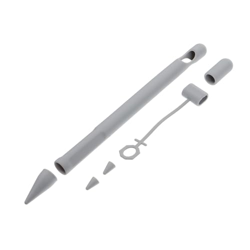 Yardenfun Bleistift-Zubehör Stylus-Stift-Schutz Silikon-Abdeckung für Bleistift 1 rutschfeste Oberfläche verhindert Herunterfallen verbessert den Griff Yardenfun Bleistift-Zubehör Stylus-Stift-Schutz Silikon-Abdeckung für Bleistift 1 rutschfeste Oberfläche verhindert Herunterfallen verbessert den Griff von Yardenfun