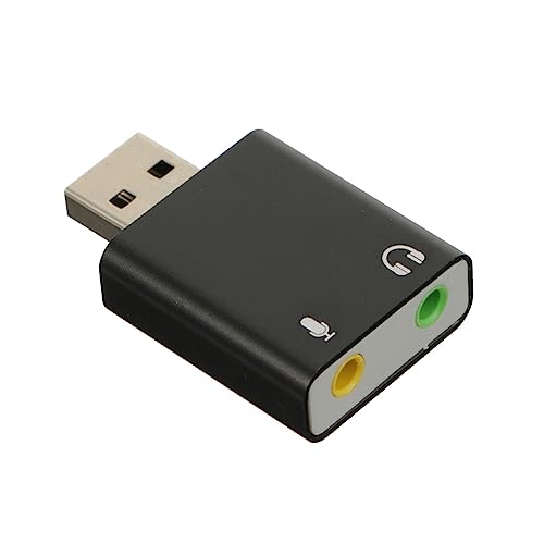 Yardenfun USB Externe Soundkarte Audio Adapter mit Kopfhörer Mikrofonanschluss Kompatibel mit PC Laptop Multi Technologie Yardenfun USB Externe Soundkarte Audio Adapter mit Kopfhörer Mikrofonanschluss Kompatibel mit PC Laptop Multi Technologie von Yardenfun