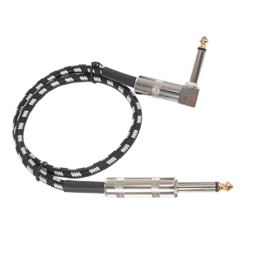 Yardwe 1 PC Audio Line Tone Gitarrenadapterkabel Rechtes Player Audiokabel Audio Instrumentenkabel Kabel Gitarrenkabeladapter Audiokabel Für Gitarreninstrument Gitarre Schwarzer von Yardwe