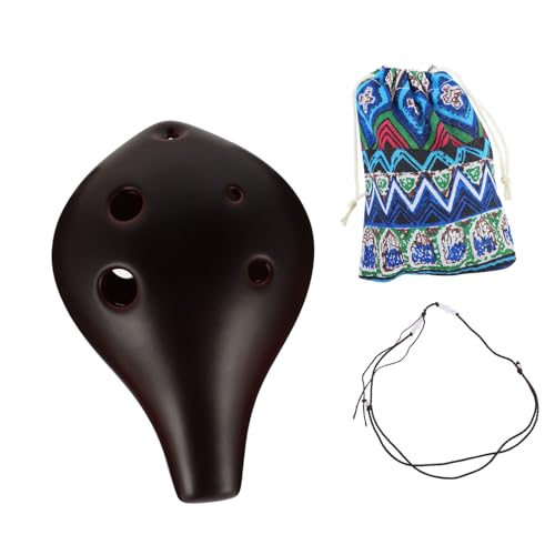 Yardwe 1 Satz 6 Okarina Instrument Loch Erwachsene für Anfänger Ocarina sechs Hochwertiger Dolomit Kaffee Zufällige Farbe Yardwe 1 Satz 6 Okarina Instrument Loch Erwachsene für Anfänger Ocarina sechs Hochwertiger Dolomit Kaffee Zufällige Farbe von Yardwe