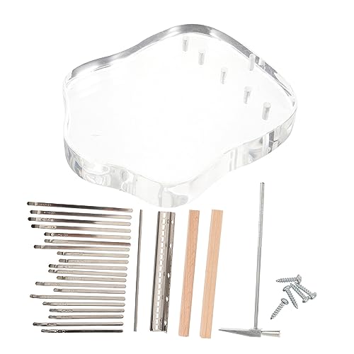 Yardwe 1 Satz DIY Daumen Klavierzubehör Erwachsene daumen klavier zubehör Schlüsselbrückensatz Kalimba-Schlüssel selber machen Finger-Daumen-Klavier kalimba DIY zubehör Metall Transparent Yardwe 1 Satz DIY Daumen Klavierzubehör Erwachsene daumen klavier zubehör Schlüsselbrückensatz Kalimba-Schlüssel selber machen Finger-Daumen-Klavier kalimba DIY zubehör Metall Transparent von Yardwe