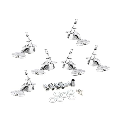 Yardwe 1 Satz Gitarren saiten Maschine Tuner Stimmgeräte für Akustikgitarren gitarren ersatzteile gitarren werkzeug zubehör Schlüsselstifte Akustikgitarrenwirbel Zinklegierung Silver Yardwe 1 Satz Gitarren saiten Maschine Tuner Stimmgeräte für Akustikgitarren gitarren ersatzteile gitarren werkzeug zubehör Schlüsselstifte Akustikgitarrenwirbel Zinklegierung Silver von Yardwe
