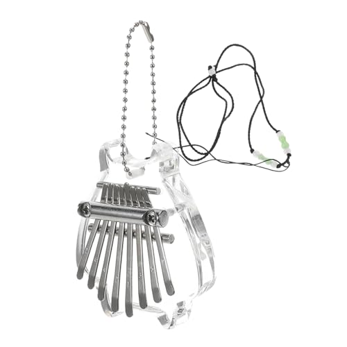 Yardwe 1 Set Daumen Finger Klavier Hand Klavier Instrument Acryl Mini Metall von Yardwe
