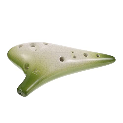 Yardwe 1 Set Ocarina Musikflöte Einfaches Instrument Musikliebhaber Traditionelles Instrument Ethnisches Instrument Ton Grün Yardwe 1 Set Ocarina Musikflöte Einfaches Instrument Musikliebhaber Traditionelles Instrument Ethnisches Instrument Ton Grün von Yardwe