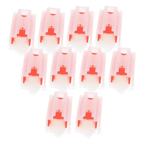 Yardwe 10 Stück rubinroter Griffel Vinyl-Plattenspieler Drehscheibe Vintage Plattenspielernadel Plattenspieler-Plattenspielernadel Nadel eines Plattenspielers Plastik von Yardwe