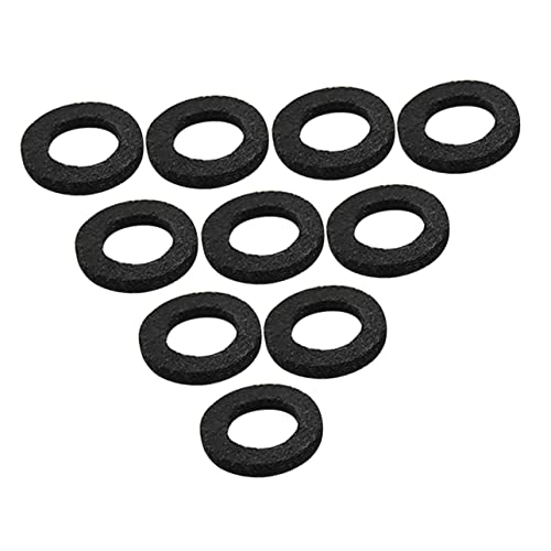 Yardwe 10 Stücke Haar Pad Zubehör Musik Trompete Schwarz Yardwe 10 Stücke Haar Pad Zubehör Musik Trompete Schwarz von Yardwe