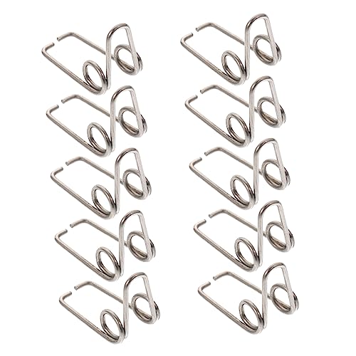 Yardwe 10Stücke Trompeten Watergate Halterungen Silber Ersatz Für Abfluss Clip Federn Und Langlebig Für Trompetenreparatur Und Leicht Zu Lagern Yardwe 10Stücke Trompeten Watergate Halterungen Silber Ersatz Für Abfluss Clip Federn Und Langlebig Für Trompetenreparatur Und Leicht Zu Lagern von Yardwe