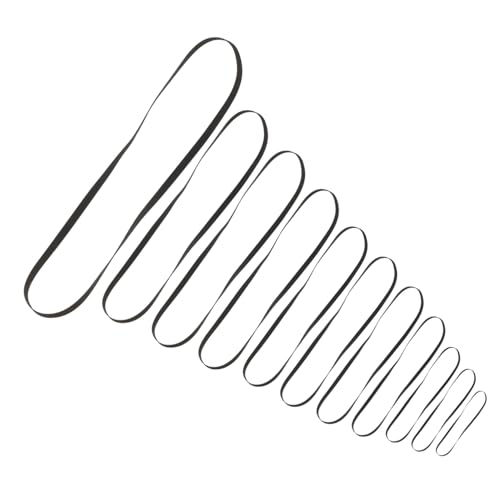 Yardwe 11 Teiliger Antriebsriemen Für Plattenspieler Antriebsriemen Für Die Wiedergabe Von Audio Plattenspielern Phonographenriemen Grammophon Plattenspielerriemen Plattenspieler von Yardwe