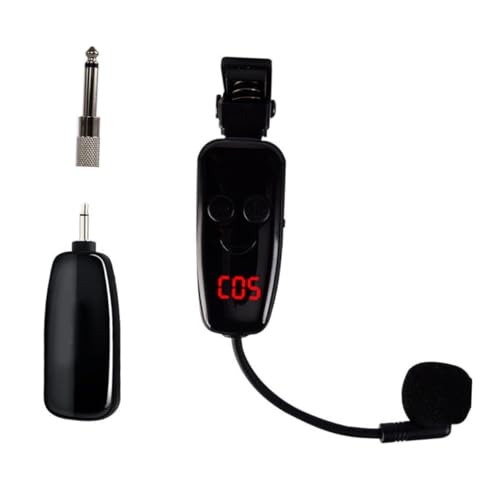 Yardwe 1Satz Drahtloses Mikrofon für Saxophone Einstellbares Instrumentenmikrofonsystem mit LED Anzeige Frequenzgruppen Metallene Halterung Optimal für Musikaufführungen und Karaoke Yardwe 1Satz Drahtloses Mikrofon für Saxophone Einstellbares Instrumentenmikrofonsystem mit LED Anzeige Frequenzgruppen Metallene Halterung Optimal für Musikaufführungen und Karaoke von Yardwe