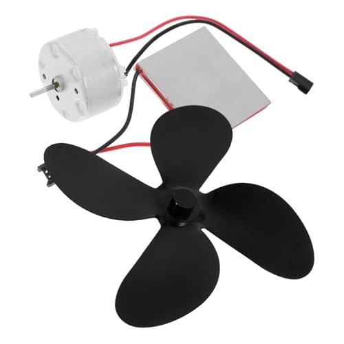 Yardwe 1Satz Ersatzmotor Für Kaminventilatoren Mit Thermoelektrischen Generatorblättern Robustes Teilige Für Effiziente Wärmeverteilung Und Einfache Installation Kompatibel von Yardwe