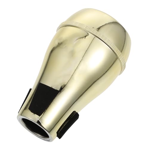 Yardwe 1Stück Posaune Dämpfer aus Effektiver für Posaune Einfach zu Installieren Leicht und Tragbar für Musiker und Übungsszenarien Goldene Farbe Yardwe 1Stück Posaune Dämpfer aus Effektiver für Posaune Einfach zu Installieren Leicht und Tragbar für Musiker und Übungsszenarien Goldene Farbe von Yardwe