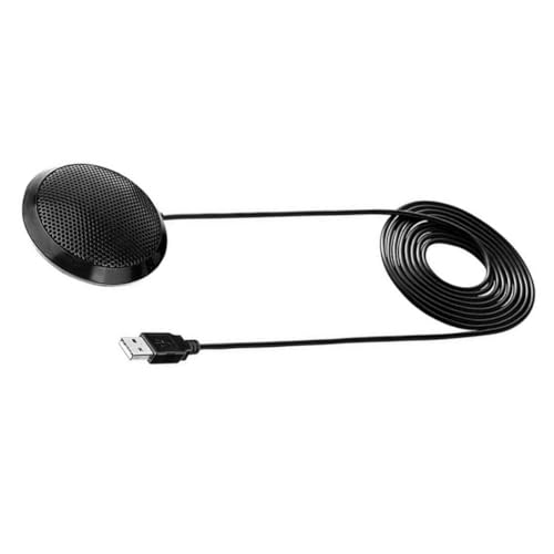 Yardwe 1Stück USB Mikrofon Für Geschäftskonferenzen Rundmikrofon Mit Smartchip Geräuschunterdrückung Plug Play Für Videokonferenzen Online Meetings Gaming Und Mehr von Yardwe