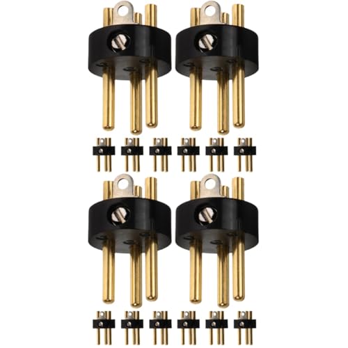 Yardwe 2 Sätze Lautsprecheranschlüsse Stecker Mikrofon Adapter Männlicher Xlr- Gerätekonvertierungsschnittstelle Xlr-balance-kopf Metall Black 8 Stück * 2 Yardwe 2 Sätze Lautsprecheranschlüsse Stecker Mikrofon Adapter Männlicher Xlr- Gerätekonvertierungsschnittstelle Xlr-balance-kopf Metall Black 8 Stück * 2 von Yardwe