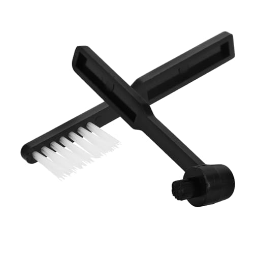 Yardwe 2 Stück Nadel Reinigungsbürste Schrubber Fusselbürste Sanfte Bürsten Reiniger Rillennadel Player Schallplatten Reinigungsbürste Plattenspieler Zubehör Reiniger von Yardwe