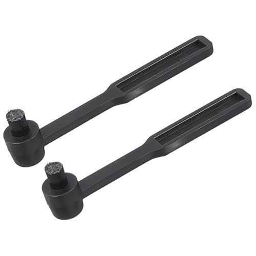 Yardwe 2 Stück Nadel Reinigungsbürsten Für Plattenspieler Ersatzbürsten Für Schallplattenspieler Transparentes Reinigungstuch Für Schallplatten Für Nadelreiniger Faser Schallplatten von Yardwe
