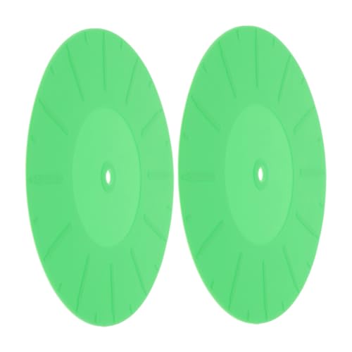 Yardwe 2 Stück Plattenspieler Pad Matte Vinyl Plattenspieler Matte Schallplatte Schallplatte Home Recorder Matte Plattenspieler Recorder Silikon Recorder Matte Schallplatten von Yardwe