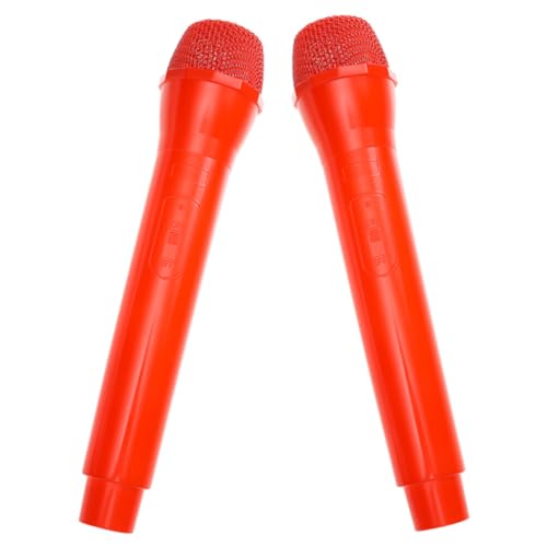 Yardwe 2 Stück Requisiten für Simulationsmikrofone gefälscht Party Karaoke vorgeben Vloggen Mikrofon-Requisiten Mikrofon-Stütze kreative Mikrofonstütze Abs rot Yardwe 2 Stück Requisiten für Simulationsmikrofone gefälscht Party Karaoke vorgeben Vloggen Mikrofon-Requisiten Mikrofon-Stütze kreative Mikrofonstütze Abs rot von Yardwe