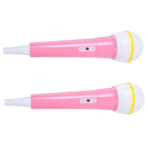 Yardwe 2 Stück Simulationsmikrofon Für Mikrofon Gefälschtes Mikrofon Kleinkindmikrofon Säuglingsspielzeugmikrofon Kostümmikrofon Spielmikrofon Kindermikrofon Bühnenrequisite Rosa PVC Yardwe 2 Stück Simulationsmikrofon Für Mikrofon Gefälschtes Mikrofon Kleinkindmikrofon Säuglingsspielzeugmikrofon Kostümmikrofon Spielmikrofon Kindermikrofon Bühnenrequisite Rosa PVC von Yardwe