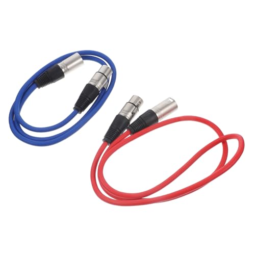 Yardwe 2Stücke Mikrofonkabel Xlr Männlich Zu Weiblich Symmetrische Audiokabel Sauerstofffreies Kupfer Für Mikrofone Und Audio Geräte von Yardwe