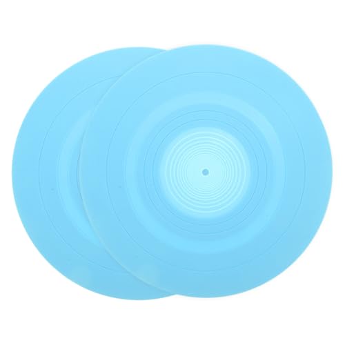 Yardwe 2Stücke Plattenmatten Antistatische Vinyl Slipmats Plattenteller Matte Für Schallplatten Schutz Und Stabilität Für Ihre Musikreise von Yardwe