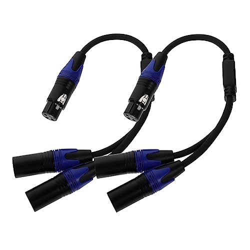 Yardwe 2Stücke Xlr Splitter Kabel Männlich Weiblich Xlr Audio Kabel für Mikrofone für Studiobeleuchtung Konferenzen und Professionelle Audio Setups Zuverlässig Yardwe 2Stücke Xlr Splitter Kabel Männlich Weiblich Xlr Audio Kabel für Mikrofone für Studiobeleuchtung Konferenzen und Professionelle Audio Setups Zuverlässig von Yardwe