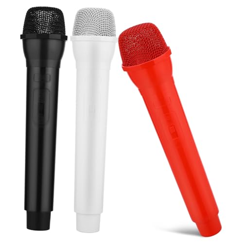 Yardwe 3 Stück Mikrofon-Requisiten für glitzerte Prop-Mikrofon Karaoke Simulation Mikrofon für Kostüm mikrofon kostüm Mikrofon Mikrofon Plastik Yardwe 3 Stück Mikrofon-Requisiten für glitzerte Prop-Mikrofon Karaoke Simulation Mikrofon für Kostüm mikrofon kostüm Mikrofon Mikrofon Plastik von Yardwe