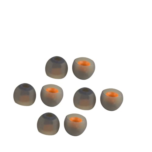 Yardwe 30Stücke Silikon Ohrstöpsel für Kopfhörer Noise Cancelling Ohrstöpselspitzen Orange Schallisolierendes Design und Elastisch für Langanhaltenden Yardwe 30Stücke Silikon Ohrstöpsel für Kopfhörer Noise Cancelling Ohrstöpselspitzen Orange Schallisolierendes Design und Elastisch für Langanhaltenden von Yardwe