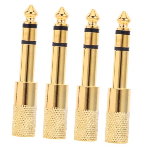 Yardwe 4 Stück Audio Adapter Audio Vergoldet Kopfhörer Adapter Mikrofon Adapter Kopfhörer Klinkenadapter Klinkenkonverter Kopfhörer Klinkenstecker Gitarrenstecker Yardwe 4 Stück Audio Adapter Audio Vergoldet Kopfhörer Adapter Mikrofon Adapter Kopfhörer Klinkenadapter Klinkenkonverter Kopfhörer Klinkenstecker Gitarrenstecker von Yardwe