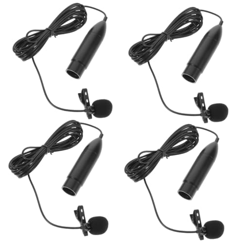 Yardwe 4 Stück DREI-bedürfniskanon-Revers Vloggen Montiert Podcast Blau Tragbares Lavaliermikrofon Lavalier-mikrofon-ersatz Lavaliermikrofon 48v Black Metall Yardwe 4 Stück DREI-bedürfniskanon-Revers Vloggen Montiert Podcast Blau Tragbares Lavaliermikrofon Lavalier-mikrofon-ersatz Lavaliermikrofon 48v Black Metall von Yardwe