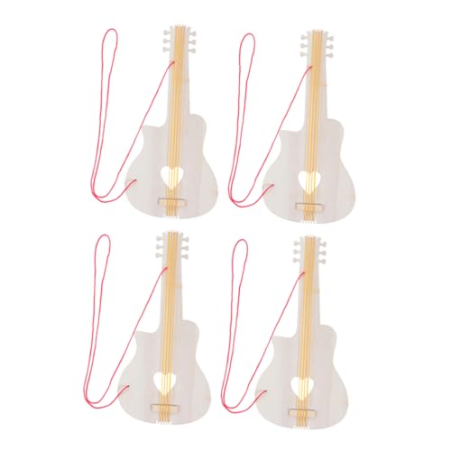 Yardwe 4 Stück Gitarre Für Anfänger Schüler Gitarre Gitarrendekor Aus Holz Holzhandwerk Selber Machen Gitarrenmalerei Für Schmuckhandwerk Für Holzgitarre Hölzern Yardwe 4 Stück Gitarre Für Anfänger Schüler Gitarre Gitarrendekor Aus Holz Holzhandwerk Selber Machen Gitarrenmalerei Für Schmuckhandwerk Für Holzgitarre Hölzern von Yardwe