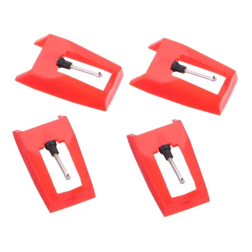 Yardwe 4 Stück Stylus Schallplattennadel Plattenspielernadel Ersatz Plattenspieler Phonographen Werkzeug Tonabnehmernadel Für Vinyl Plattenspieler Diamant Carbon Nadeln Vinyl von Yardwe