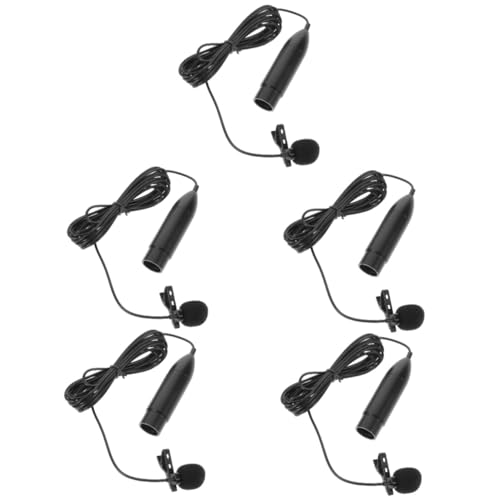 Yardwe 5 Stück DREI-Bedürfniskanon-Revers montiert Blau Vloggen Podcast Dreipoliges XLR-Schnittstellenmikrofon Lavalier-Mikrofon-Ersatz 48V-Mikrofon Plastik Black Yardwe 5 Stück DREI-Bedürfniskanon-Revers montiert Blau Vloggen Podcast Dreipoliges XLR-Schnittstellenmikrofon Lavalier-Mikrofon-Ersatz 48V-Mikrofon Plastik Black von Yardwe