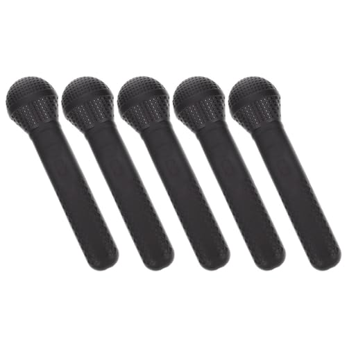 Yardwe 5 Stück Simulationsmikrofonspielzeug Mikrofon Für Vorgeben Gefälschtes Mikrofon Kindermikrofon Kleinkind Singen Journalist Microfon Prop Mini-Karaoke-mikrofon Abs Schwarz Yardwe 5 Stück Simulationsmikrofonspielzeug Mikrofon Für Vorgeben Gefälschtes Mikrofon Kindermikrofon Kleinkind Singen Journalist Microfon Prop Mini-Karaoke-mikrofon Abs Schwarz von Yardwe