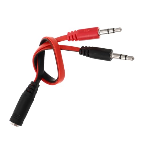 Yardwe Audiokabeladapter Konverter Headset Mit Jack Für Adapterkabel Überweisen Verdrahtet Hilfs- Audio- Aufgerollt Männlich Mikrofon Kopfhörer Hilfskabel Kupferkern Black Yardwe Audiokabeladapter Konverter Headset Mit Jack Für Adapterkabel Überweisen Verdrahtet Hilfs- Audio- Aufgerollt Männlich Mikrofon Kopfhörer Hilfskabel Kupferkern Black von Yardwe